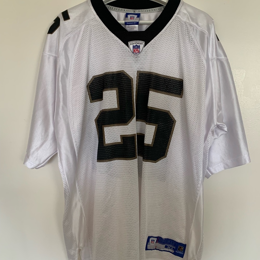 Old school Reggie Bush on the the Saints jersey